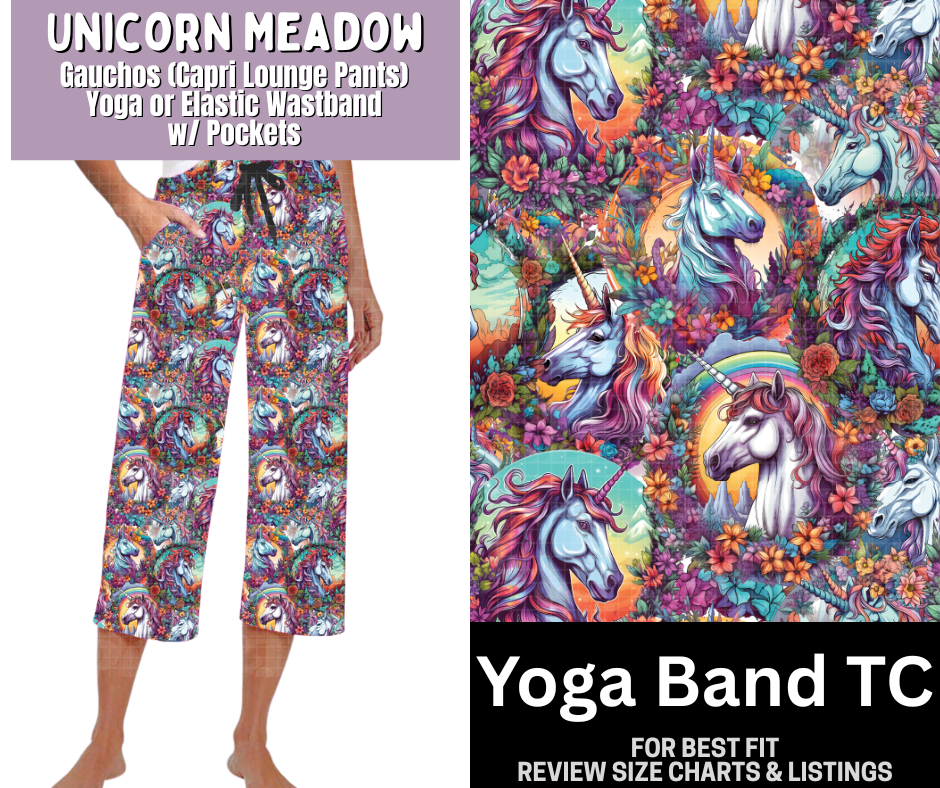 Unicorn Meadow Capri Gauchos