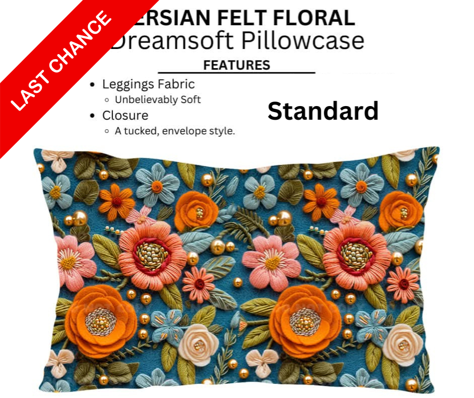 Persian Felt Floral Dreamsoft Pillowcases