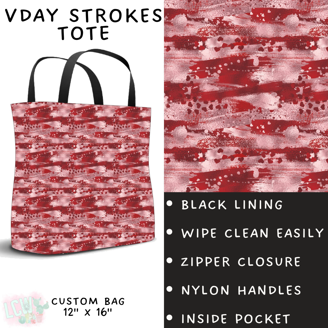 Batch #294 - Brush Strokes - Closes 2/26 - ETA mid/late April - Vday Strokes Tote