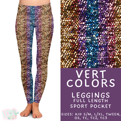 Batch #468 - Fun Run 18 - Closes 12/26 - ETA late Feb - Vert Colors Full Length Leggings