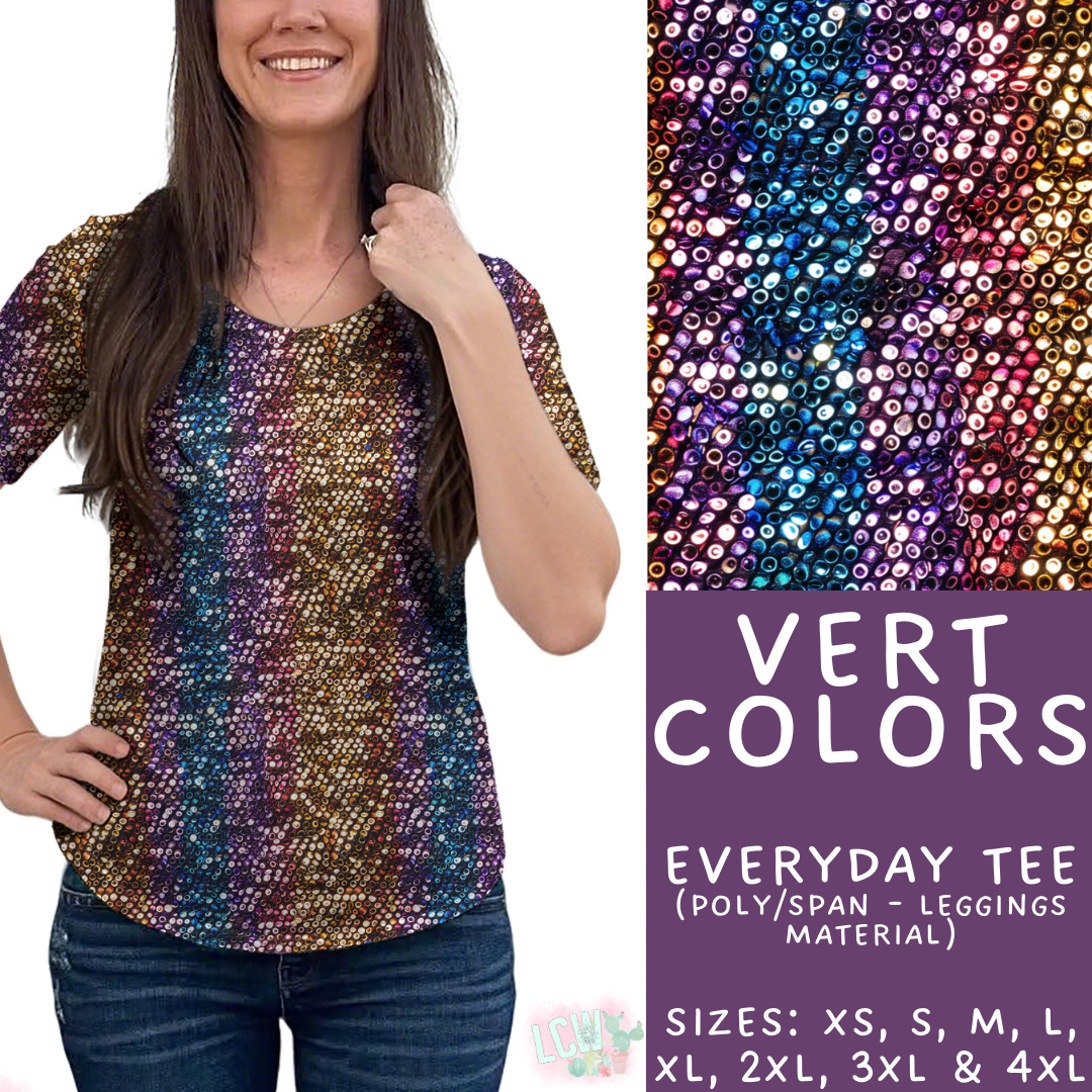 Batch #468 - Fun Run 18 - Closes 12/26 - ETA late Feb - Vert Colors Everyday Tee