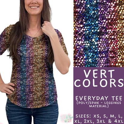 Batch #468 - Fun Run 18 - Closes 12/26 - ETA late Feb - Vert Colors Everyday Tee