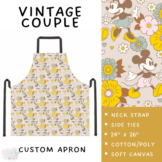 Batch #476 - Bake Off - Closes 1/16 - ETA early/mid March - Vintage Couple Apron