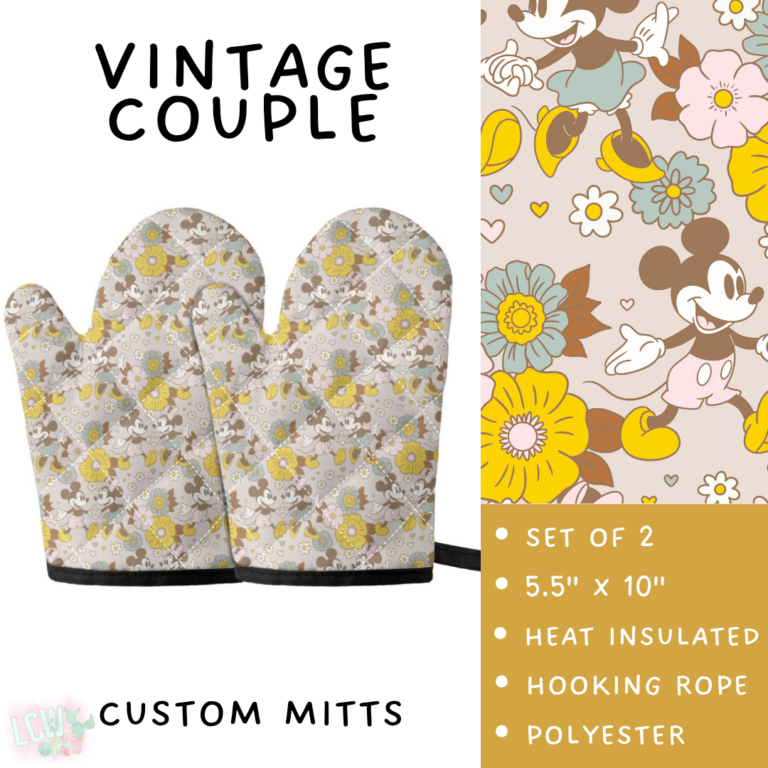 Batch #476 - Bake Off - Closes 1/16 - ETA early/mid March - Vintage Couple Oven Mitts