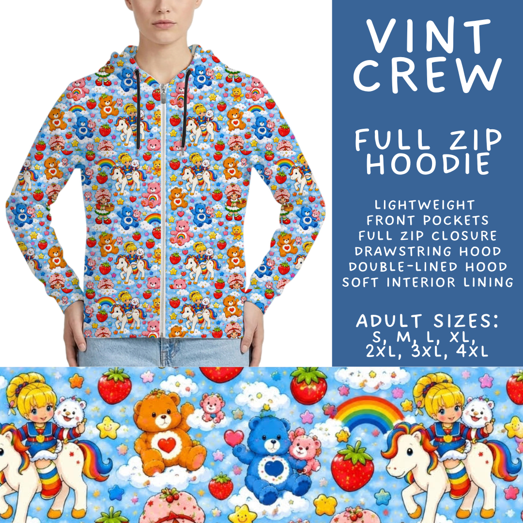 Batch #561 - June Request Run - Closes 7/27 - ETA late Sept - Vint Crew Full Zip Hoodie