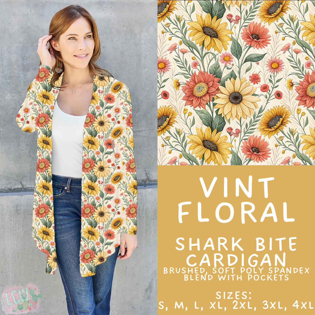 Batch #603 - September Request Run - Closes 10/26 - ETA mid/late Dec - Vint Floral Cardigan