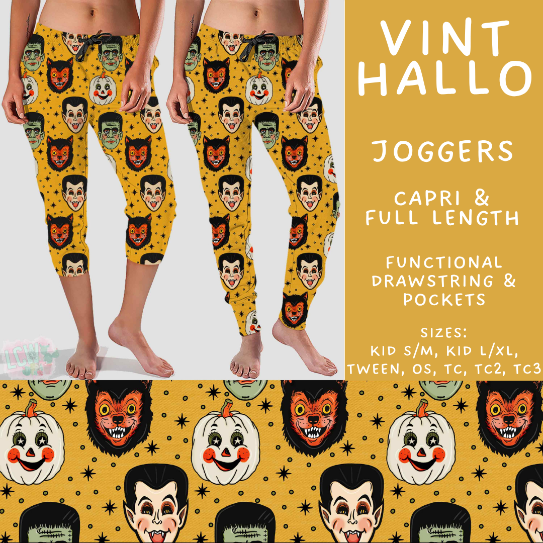 Batch #560 - Halloween 4 - Closes 7/26 - ETA late Sept - Vint Hallo Full and Capri Length Joggers