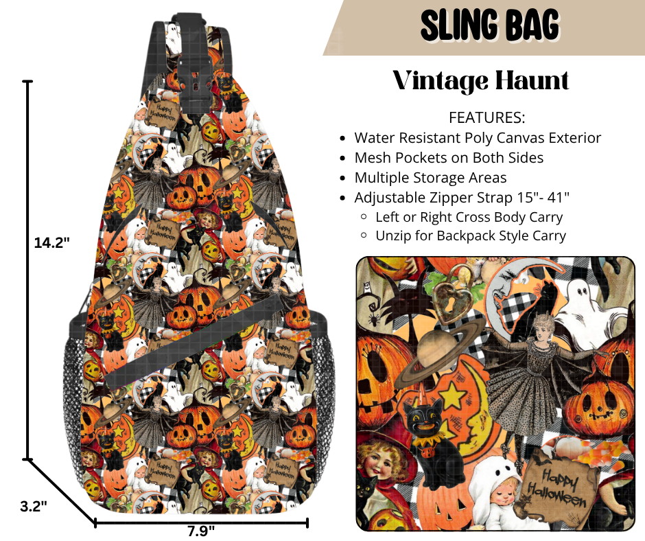 Vintage Haunt Sling Bag