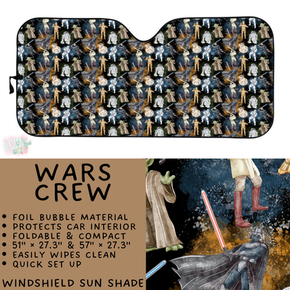 Batch #554 - Car Accessories 3 - Closes 7/10 - ETA early/mid Sept - Wars Crew Windshield Sun Shade
