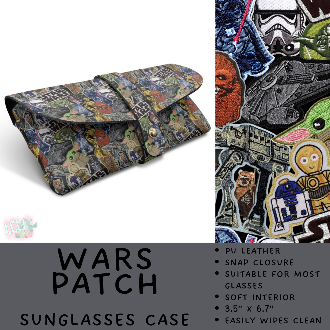 Batch #609 - Travel Collection 2 - Closes 11/6 - ETA early Jan - Wars Patch Sunglasses Case