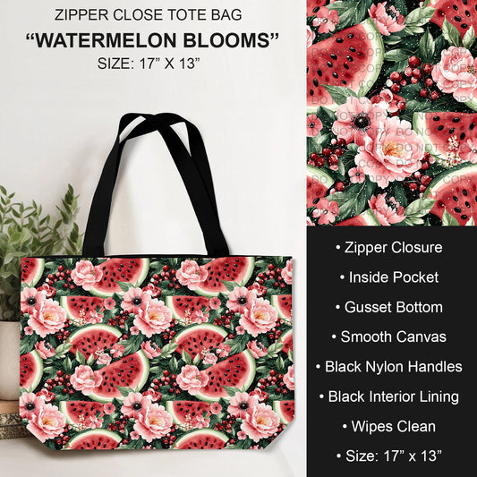 B232 - Preorder Watermelon Blooms Tote Bag (Closes 6/04. ETA: late July)