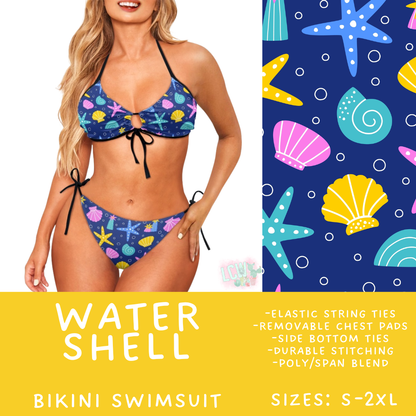 Batch #543 - Pool Party 2 - Closes 6/15 - ETA early/mid August - Water Shell Women's 2 Piece Bikini