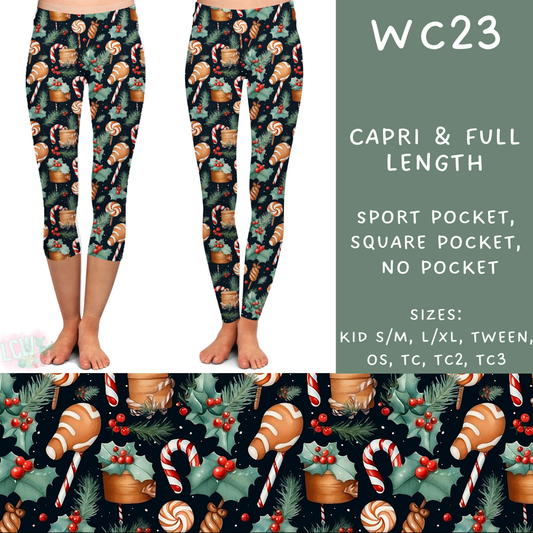 Batch #229 - Winter Watercolor - Closes 10/31 - ETA early/mid Dec - WC23 Full and Capri Length Leggings