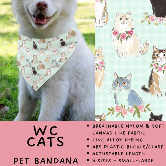 Batch #486 - Pet Gear Collection - Closes 2/6 - ETA early April - WC Cats Collar Bandana