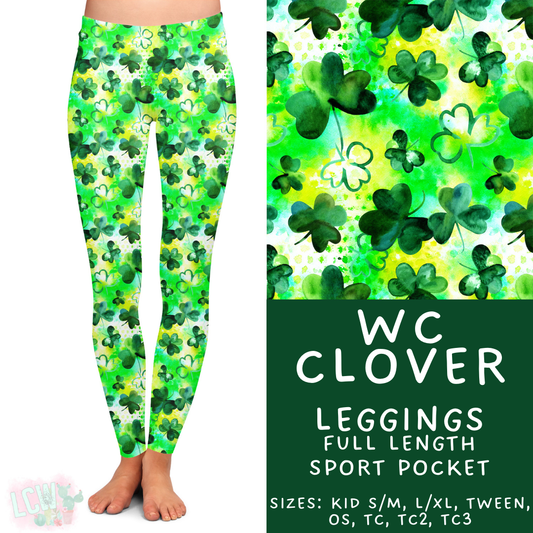 Batch #464 - Lucky Charm Collection - Closes 12/17 - ETA early Feb - WC Clover Full Length Leggings
