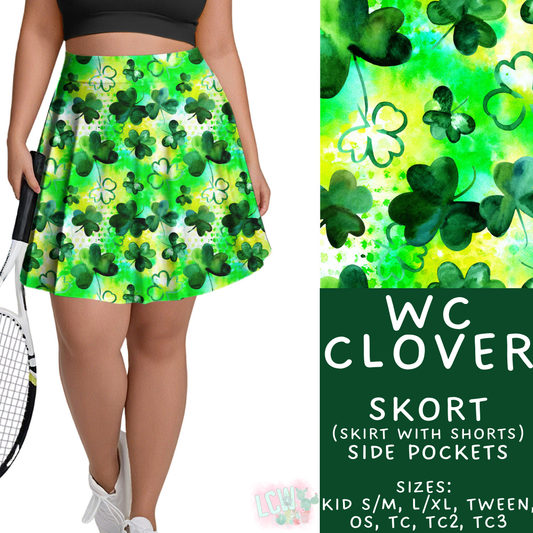 Batch #464 - Lucky Charm Collection - Closes 12/17 - ETA early Feb - WC Clover Skort