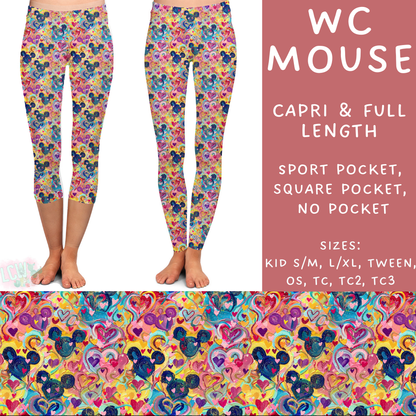 Batch #277 - December Request Run - Closes 1/27 - ETA late March - WC Mouse Full and Capri Length Leggings