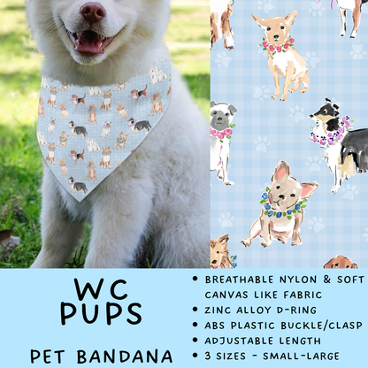 Batch #486 - Pet Gear Collection - Closes 2/6 - ETA early April - WC Pups Collar Bandana
