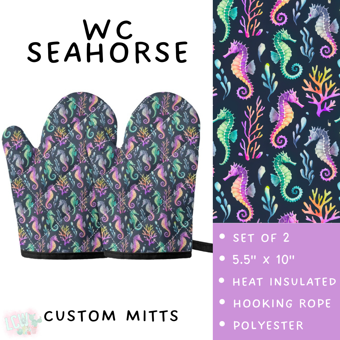 Batch #476 - Bake Off - Closes 1/16 - ETA early/mid March - WC Seahorse Oven Mitts