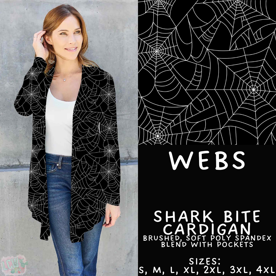 Batch #556 - Halloween 3 - Closes 7/15 - ETA mid Sept - Webs Cardigan