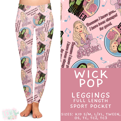 Batch #479 - Cool Characters 11 - Closes 1/21 - ETA mid/late March - Wick Pop Full Length Leggings