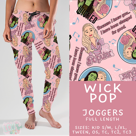 Batch #479 - Cool Characters 11 - Closes 1/21 - ETA mid/late March - Wick Pop Joggers