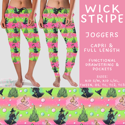 Batch #601 - Cool Characters 19 - Closes 10/21 - ETA mid Dec - Wick Stripe Full and Capri Length Joggers