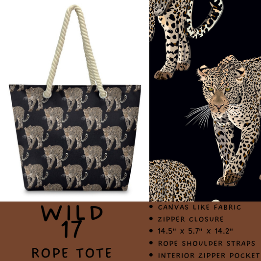 Batch #469 - Wild Side - Closes 12/29 - ETA late Feb - Wild 17 Rope Tote