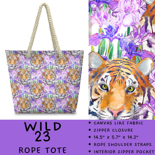 Batch #469 - Wild Side - Closes 12/29 - ETA late Feb - Wild 23 Rope Tote