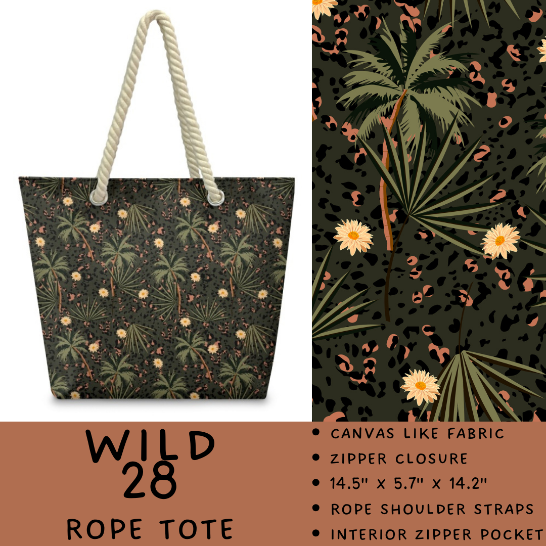 Batch #469 - Wild Side - Closes 12/29 - ETA late Feb - Wild 28 Rope Tote