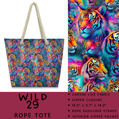 Batch #469 - Wild Side - Closes 12/29 - ETA late Feb - Wild 29 Rope Tote