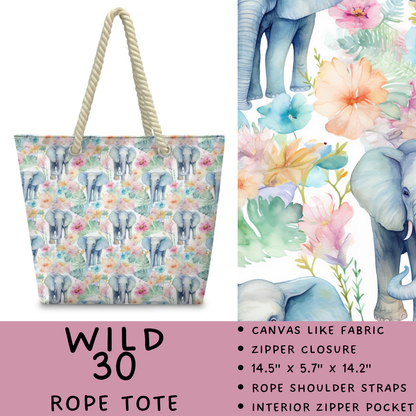 Batch #469 - Wild Side - Closes 12/29 - ETA late Feb - Wild 30 Rope Tote