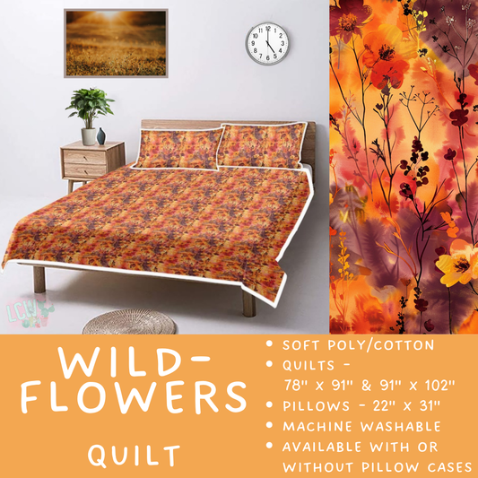 Batch  #410 - Cozy Quilts - Closes 9/10 - ETA late October - Wildflowers Quilt
