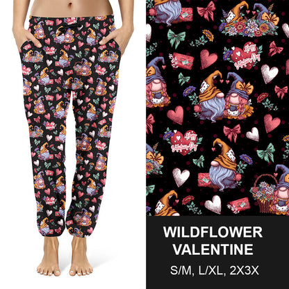 RTS - Wildflower Valentine Gnomes Joggers