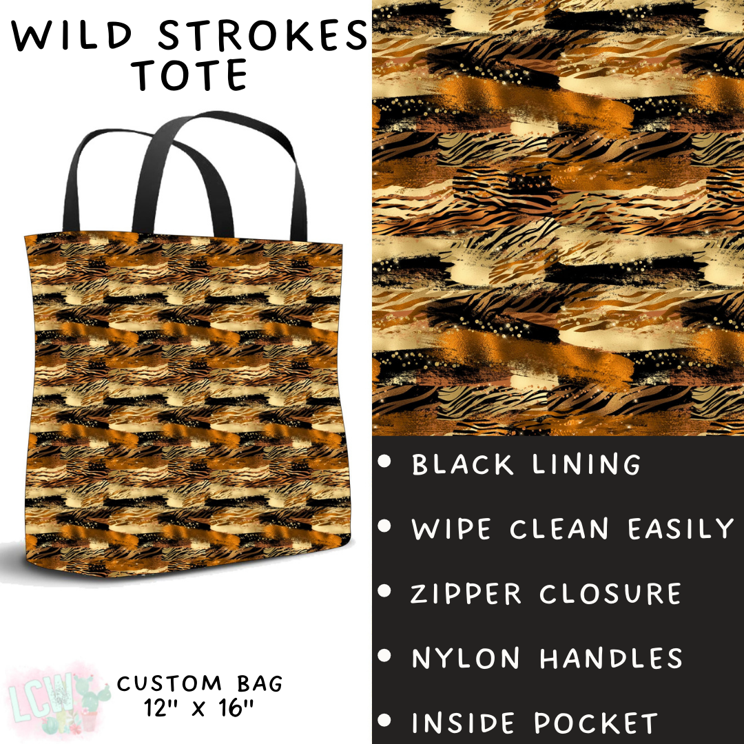 Batch #294 - Brush Strokes - Closes 2/26 - ETA mid/late April - Wild Strokes Tote