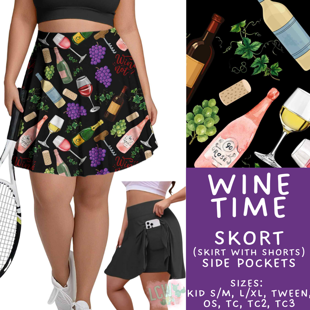 Batch #548 - May Request Run - Closes 6/26 - ETA late August - Wine Time Skort