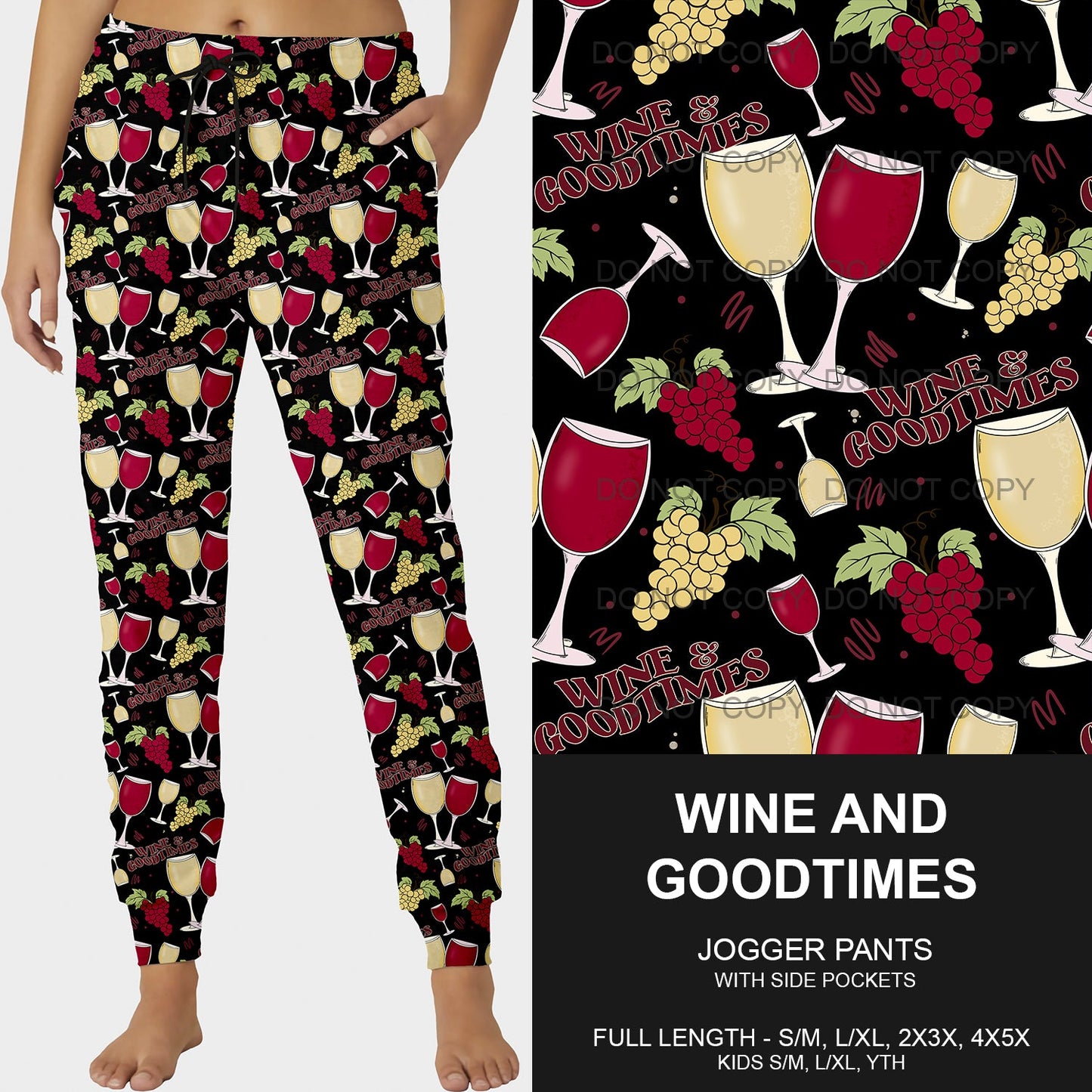 B215 - Preorder Wine and Goodtimes Joggers (Closes 3/02. ETA mid May)