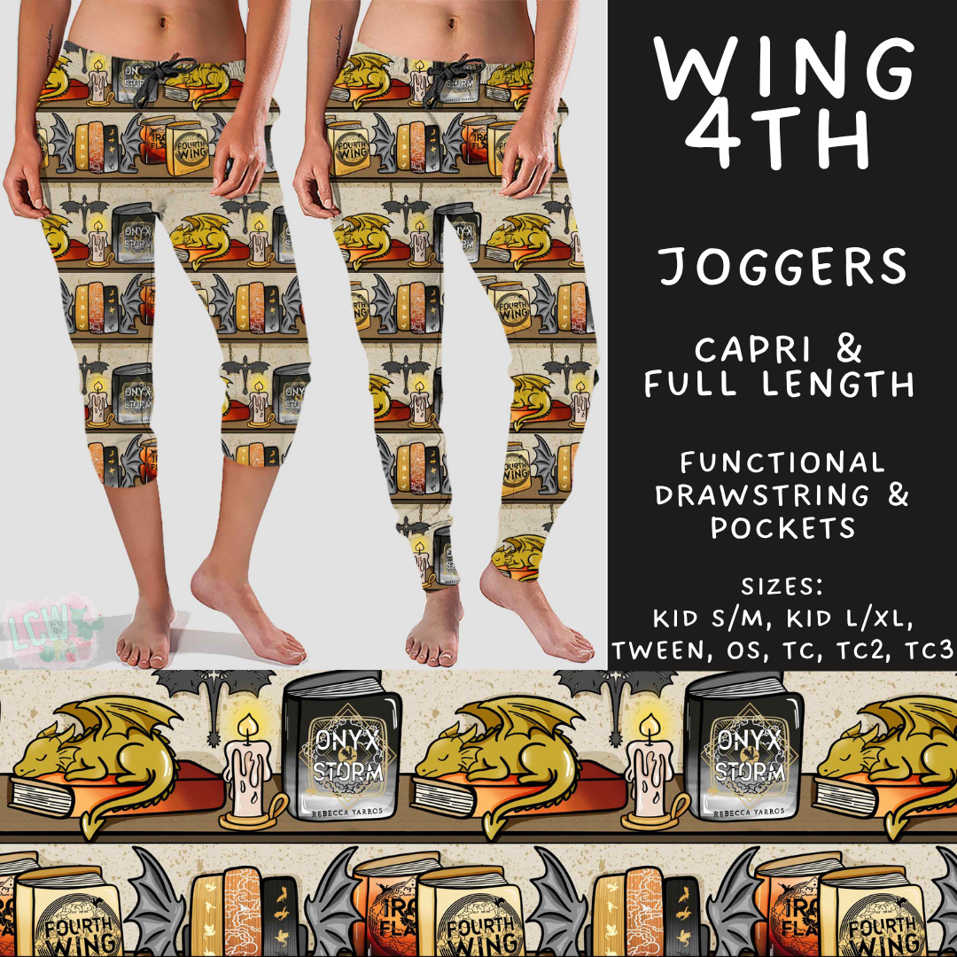 Batch #550 - Fun Run 24 - Closes 7/1 - ETA early Sept - Wing 4th Full and Capri Length Joggers