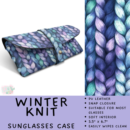 Batch #609 - Travel Collection 2 - Closes 11/6 - ETA early Jan - Winter Knit Sunglasses Case