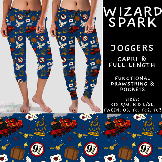 Batch #544 - Cool Characters 16 - Closes 6/17 - ETA mid August - Wizard Spark Full and Capri Length Joggers