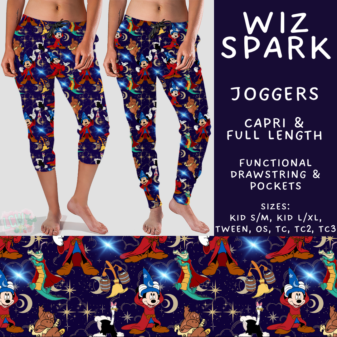 Batch #528 - Magical Faves 20 - Closes 5/11 - ETA mid July - Wiz Spark Full and Capri Length Joggers