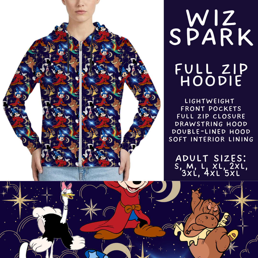Batch #528 - Magical Faves 20 - Closes 5/11 - ETA mid July - Wiz Spark Full Zip Hoodie