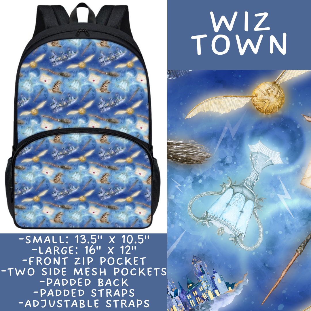 Batch #545 - Back to School 3 - Closes 6/19 - ETA early/mid August - Wiz Town Backpacks
