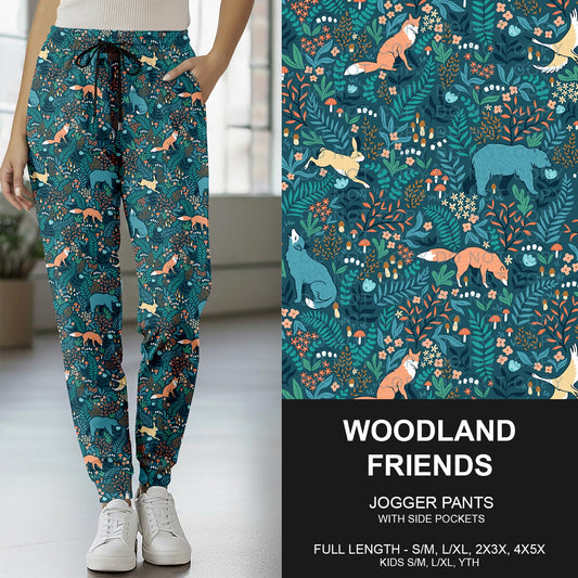 B265 - Preorder Woodland Friends Joggers (Closes 12/14. ETA mid Feb..)