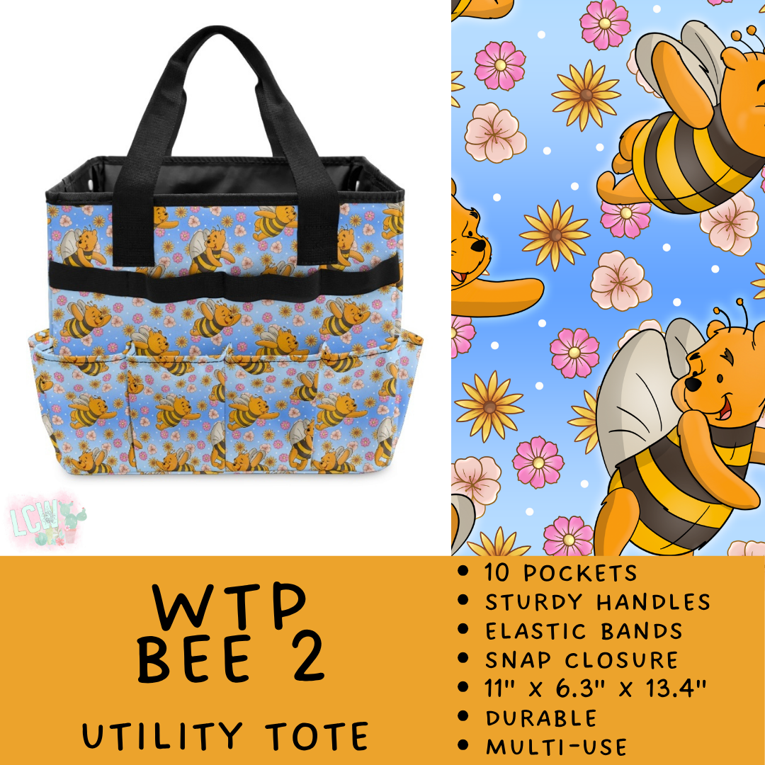 Batch #549 - Utility Tote 2 - Closes 6/29 - ETA late August - WTP Bee 2 Utility Tote