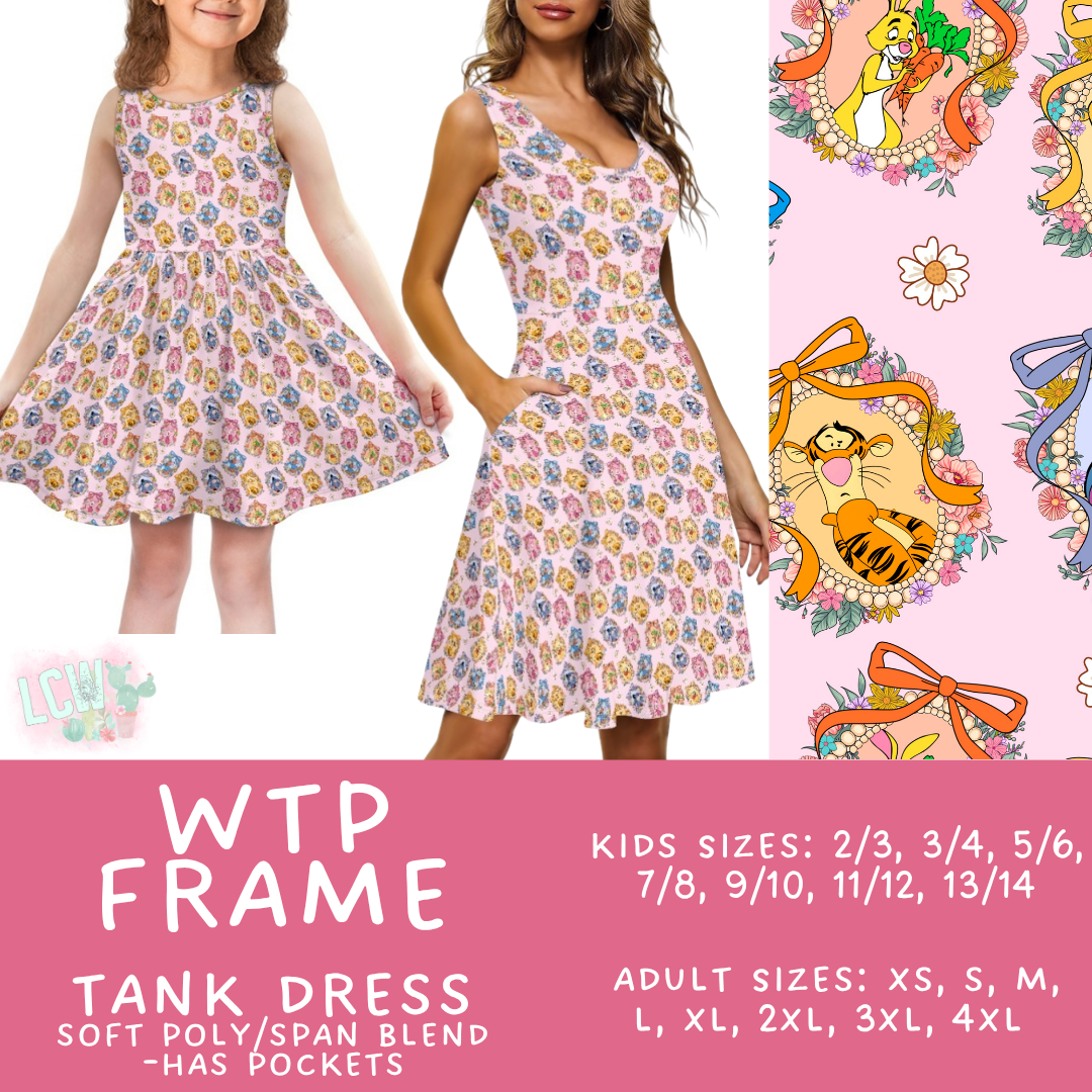 Batch #536 - Frames Collection - Closes 5/29 - ETA late July - WTP Frame Women's & Girl's Tank Dress
