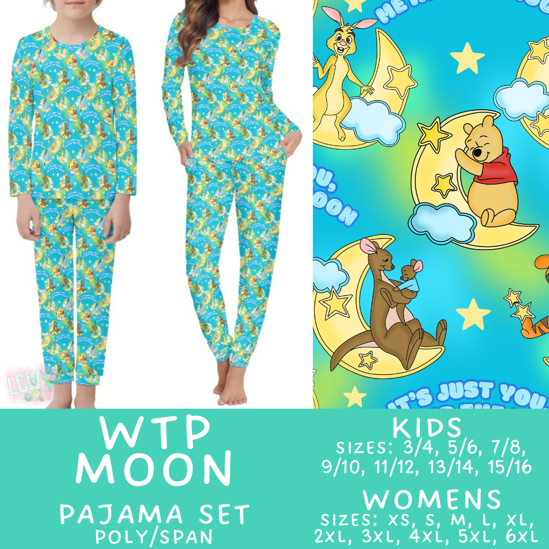 Batch #587 - Family Pajamas 2 - Closes 9/18 - ETA mid Nov - WTP Moon Women's & Kid's Pajama Sets