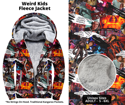 Preorder! Closes 10/21. ETA Jan. Weird Kids Fleece Jackets