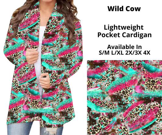 Preorder! Closes 12/23. ETA March. Wild Cow Pocket Cardigan