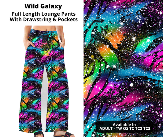 Preorder! Closes 10/31. ETA Jan. Wild Galaxy Full Length Lounge Pants